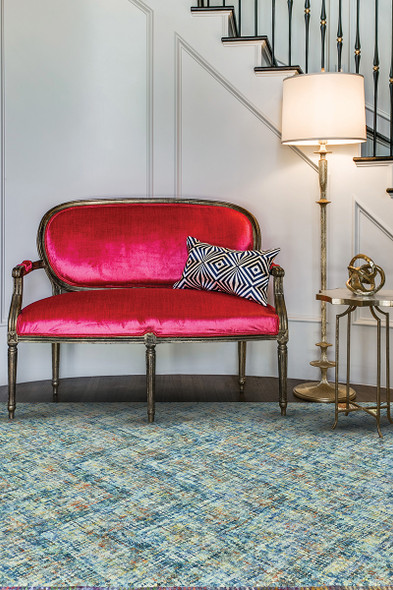 Feizy St. Germaine 8387F Blue Rust Rug