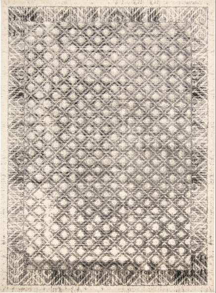 Feizy Kano 3875F Black Ivory Rug