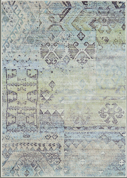 Feizy Katari 3376F Green Blue Rug