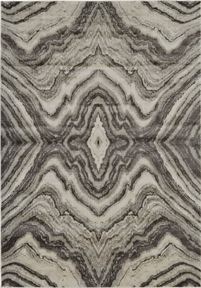 Feizy Katari 3381F Gray Ivory Rug