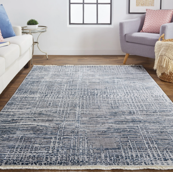 Feizy Kyra 3853F Gray Ivory Rug