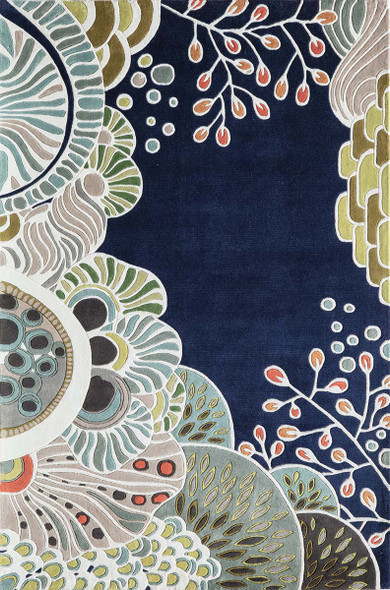 Momeni New Wave NW146 Navy Rug