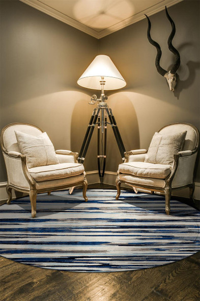 Feizy Milton 3468F Blue Ivory Rug