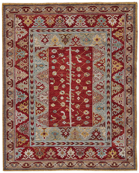 Feizy Piraj 6451F Red Blue Rug