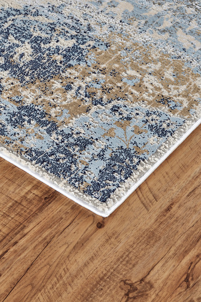 Feizy Marigold 3831F Blue Gold Rug