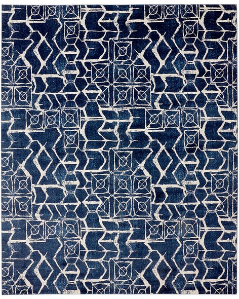 Feizy Remmy 3516F Blue Ivory Rug