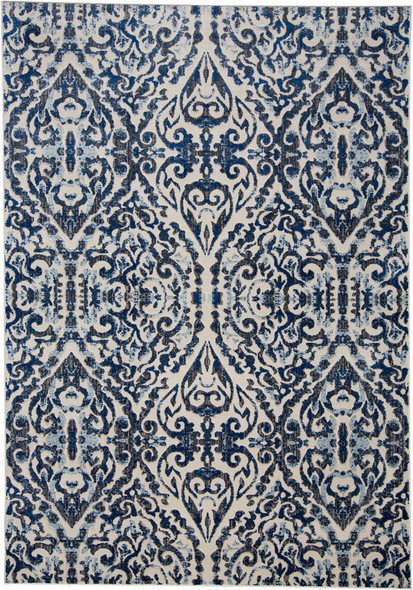 Feizy Milton 3466F Blue Ivory Rug