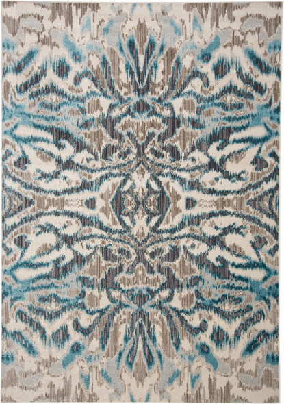 Feizy Keats 3467F Teal Taupe Rug