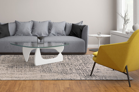 Feizy Prasad 3683F Gray Rug