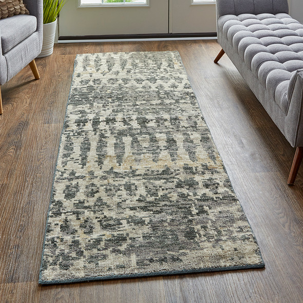 Feizy Palomar 6632F Gray Beige Rug