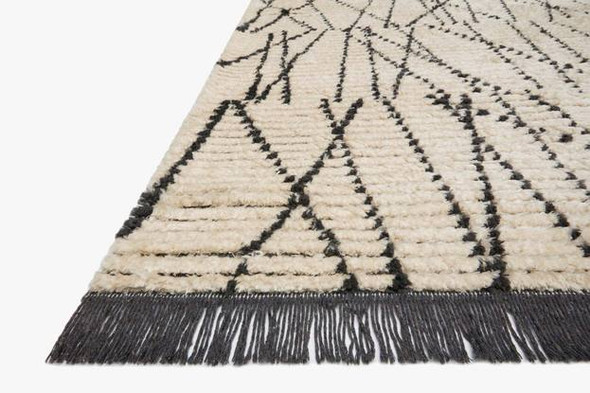 Chris Loves Julia x Loloi Alice ALI-01 Cream Charcoal Area Rug