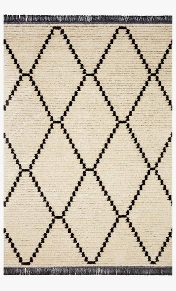 Chris Loves Julia x Loloi Alice ALI-04 Cream Charcoal Area Rug