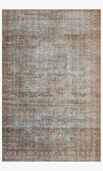 Chris Loves Julia x Loloi Jules JUL-05 Lagoon Brick Area Rug