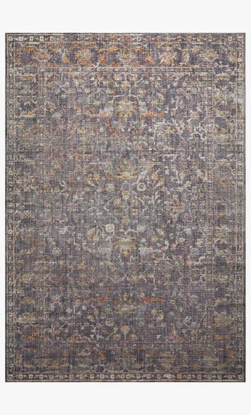Chris Loves Julia x Loloi Rosemarie ROE-04 Graphite Multi Area Rug