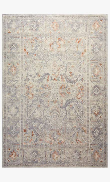 Chris Loves Julia x Loloi Rosemarie ROE-05 Oatmeal Lavender Area Rug