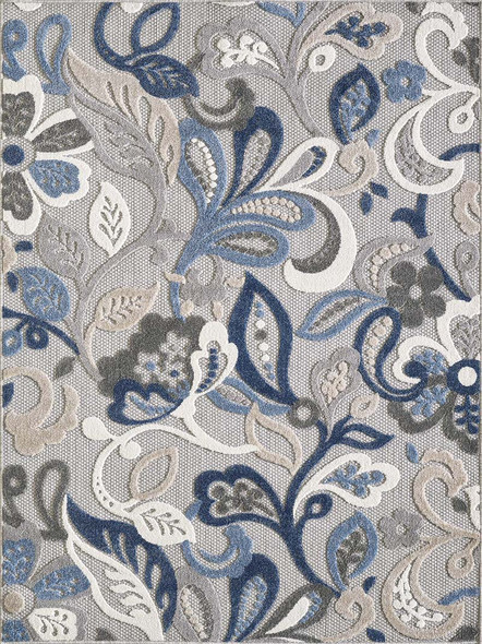 Kas Calla 6922 Grey Blue Leila Rug