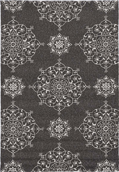 Kas Harbor 4207 Charcoal Courtyard Rug