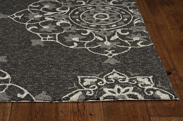Kas Harbor 4207 Charcoal Courtyard Rug