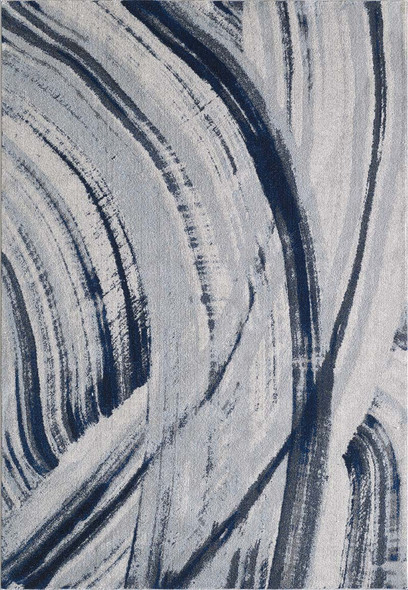 Kas Illusions 6219 Ivory Blue Elements Rug