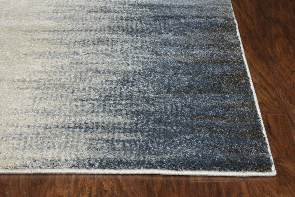 Kas Landscapes 5909 Ivory Blue Ombre Rug