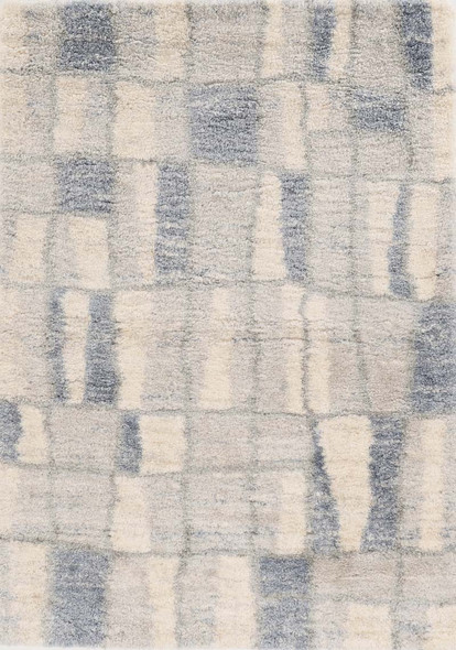 Kas Merino 6702 Ivory Blue Cityscape Rug
