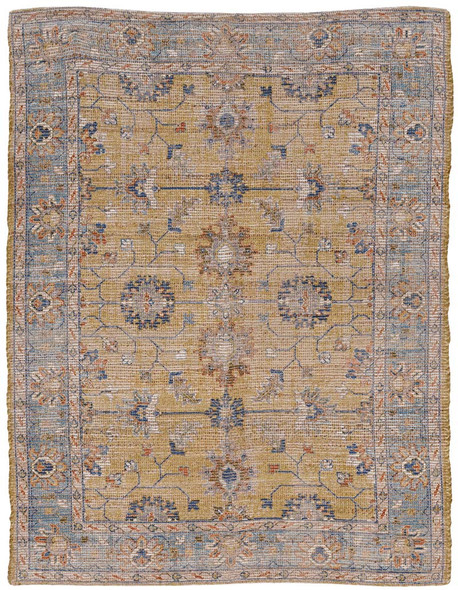 Kas Morris 2231 Gold Lt Blue Karissa Rug