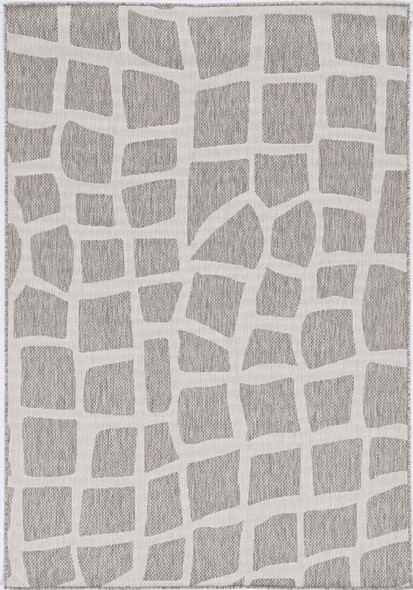 Kas Provo 5768 Ivory Grey Bedrock Rug