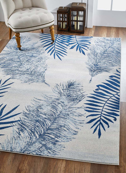 Kas Stella 6266 Ivory Navy Fauna Rug