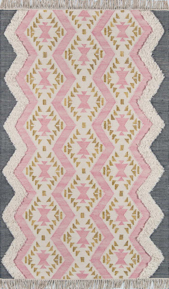 Momeni Novogratz Indio IND-1 Pink Rug