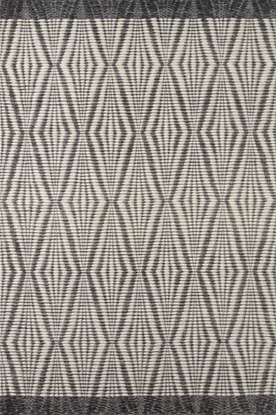 Loloi Kenzie KNZ-01 Ivory Charcoal Rug
