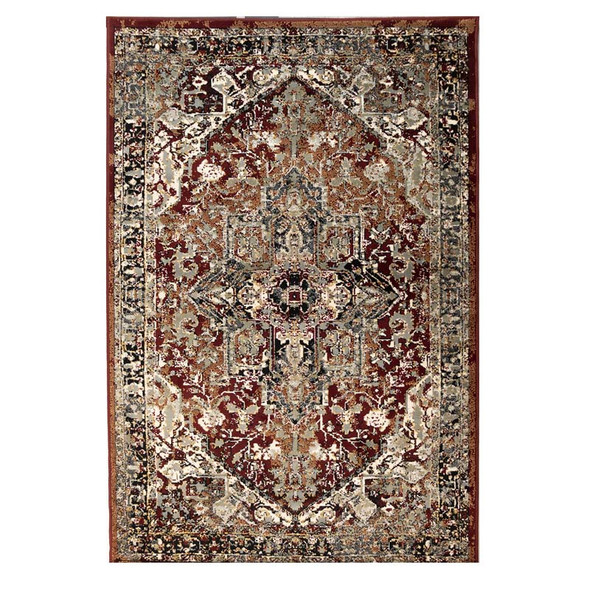 TransOcean Aurora 2858 24 Medallion Red Rug