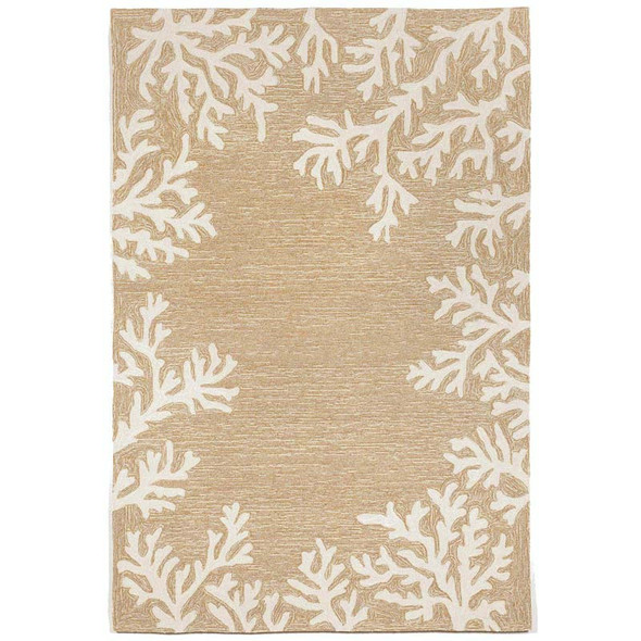 TransOcean Capri 1620 12 Coral Border Neutral Rug