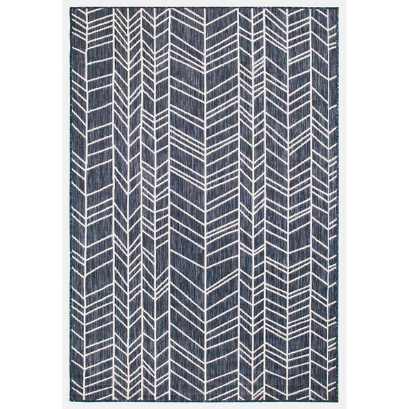 TransOcean Carmel 8468 33 Chevron Navy Rug