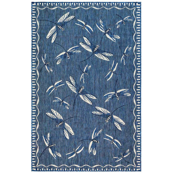 TransOcean Carmel 8440 33 Dragonfly Navy Rug