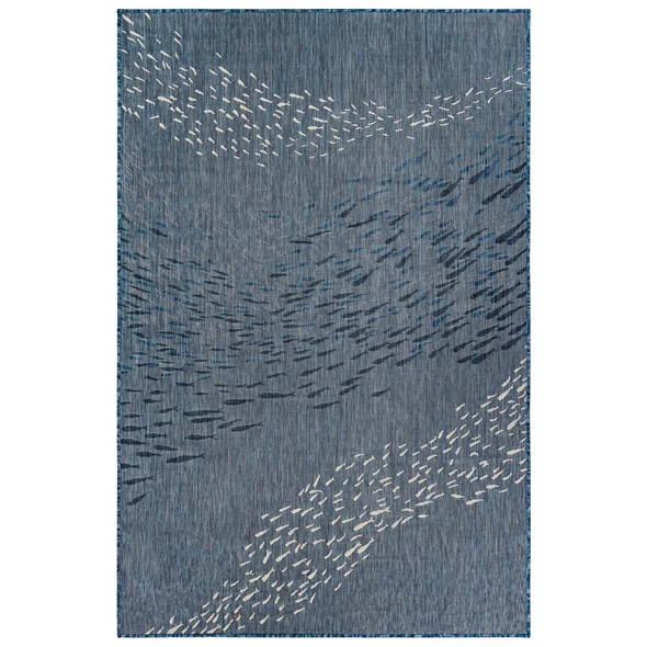 TransOcean Carmel 8449 33 School of Fish Navy Rug