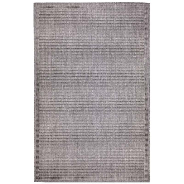 TransOcean Malibu 8223 47 Simple Border Charcoal Rug
