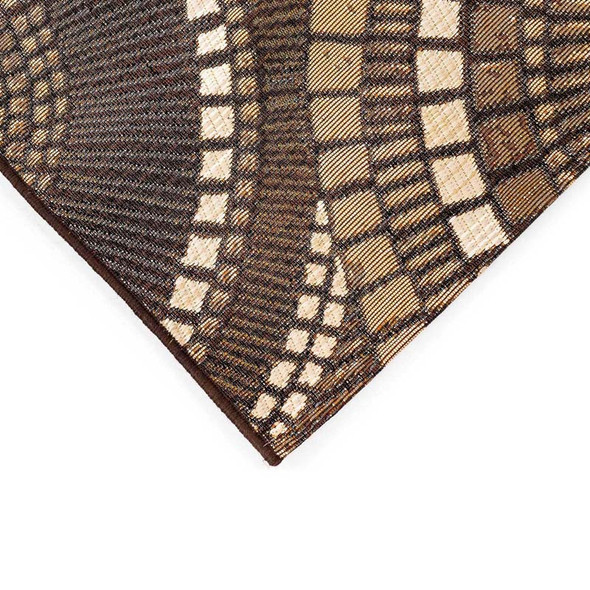 TransOcean Marina 8035 19 Circles Brown Rug