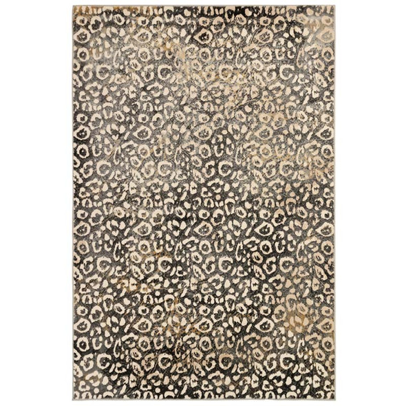 TransOcean Soho 7109 48 Leopard Black Rug