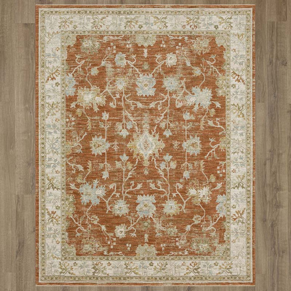 Karastan Adalia RG847 780 Iznik Rust Rug