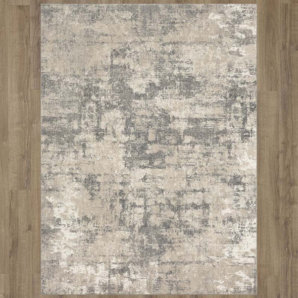 Karastan Epiphany 92206 4545 Agusti Frost Grey Rug