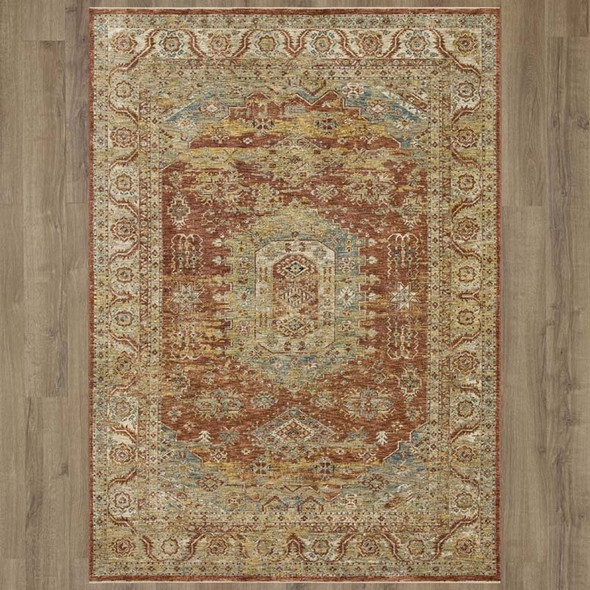 Karastan Marash RG846 780 Palu Rust Rug