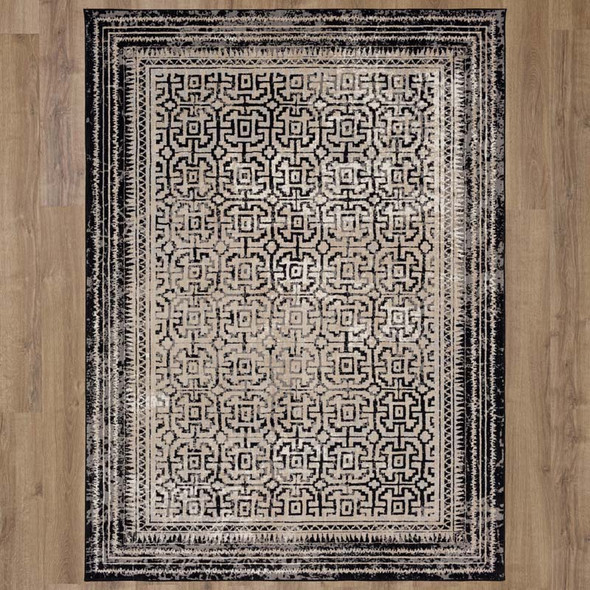 Karastan Rendition by Stacy Garcia 92398 90116 Adras Soot Rug
