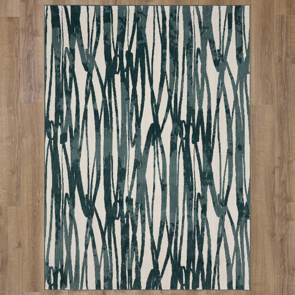 Karastan Rendition by Stacy Garcia 92421 60140 Mezzo Mallard Green Rug