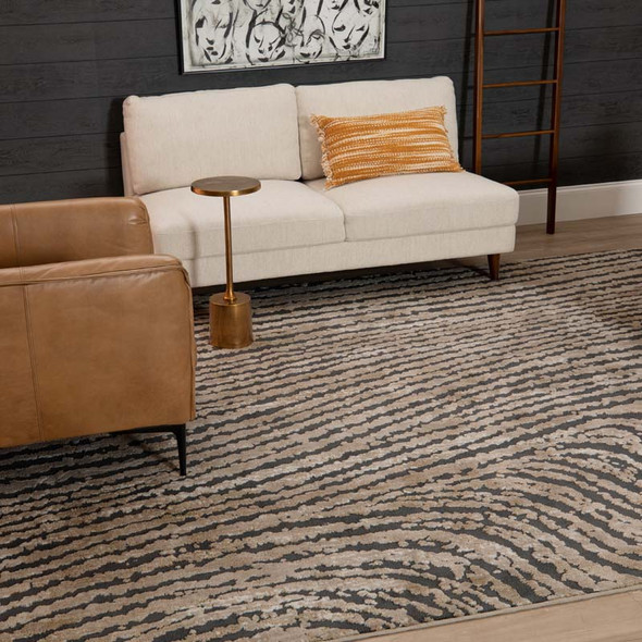 Karastan Rendition by Stacy Garcia 92423 4545 Zeus Frost Grey Rug