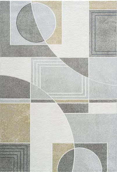 Dynamic Polaris 46012 6191 Ivory Grey Gold Rug
