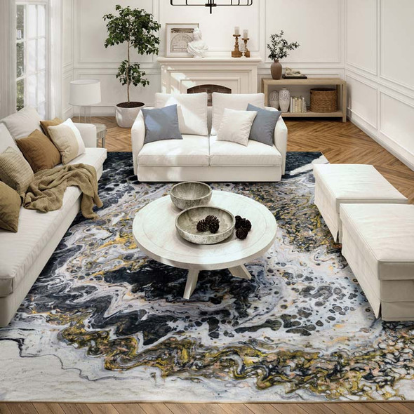 Dalyn Kikiamo KK13 Graphite Rug