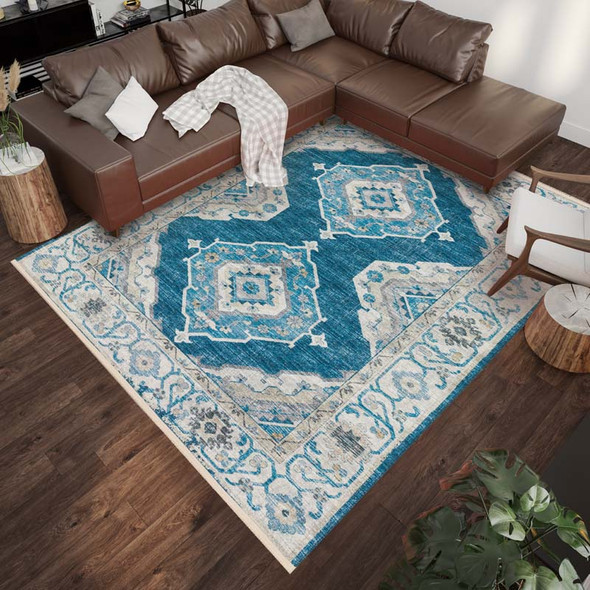 Dalyn Marbella MB1 Indigo Rug