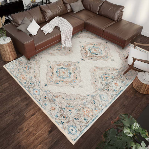 Dalyn Marbella MB1 Ivory Rug