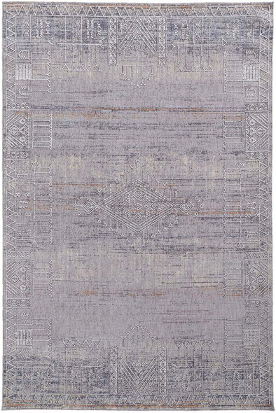 Feizy Francisco 39E6F Gray Ivory  Rug