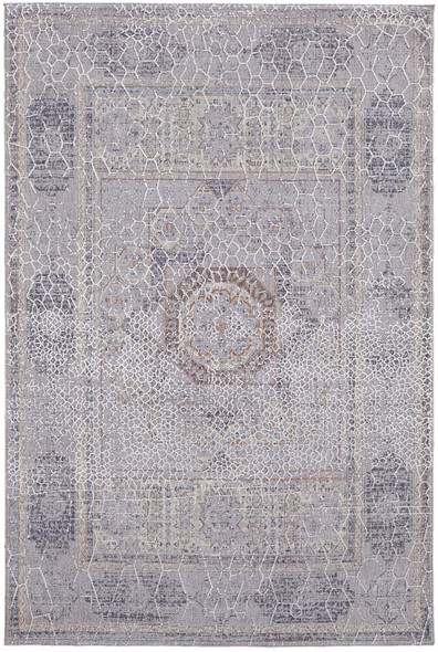 Feizy Francisco 39FDF Gray Ivory Rug